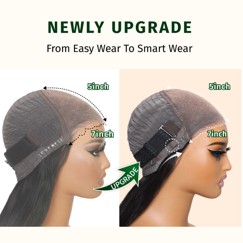 $100 OFF | Code: SAVE100 Klaiyi Dark Root Brown Balayage Highlight 3D Body Wave Bye Bye Knots Wig