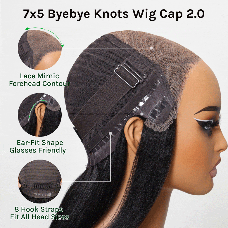 Klaiyi Brunette Auburn Copper 7x5 Pre everything Lace Frontal Wig Body Wave Virgin Human Hair Reddish Brown Color
